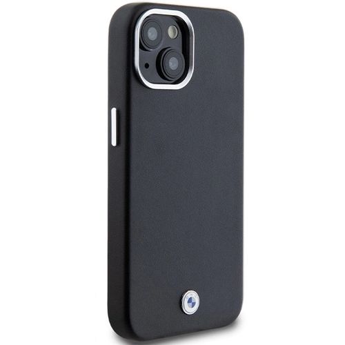 BMW Signature Wrapped Metal MagSafe Case for iPhone 15/14/13 - Black, BMW 3666339233259 3666339233259