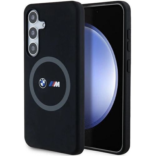 BMW M Silicone Printed Ring MagSafe case for Samsung Galaxy S24 - black, BMW 3666339242893