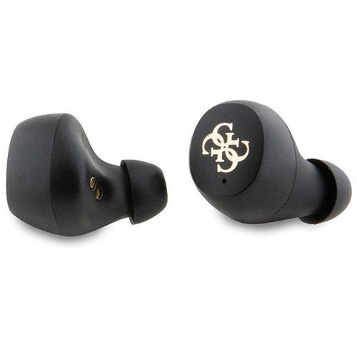 Guess 4G Metal TWS Headphones with ENC Charging Station - Black, Guess 3666339220839