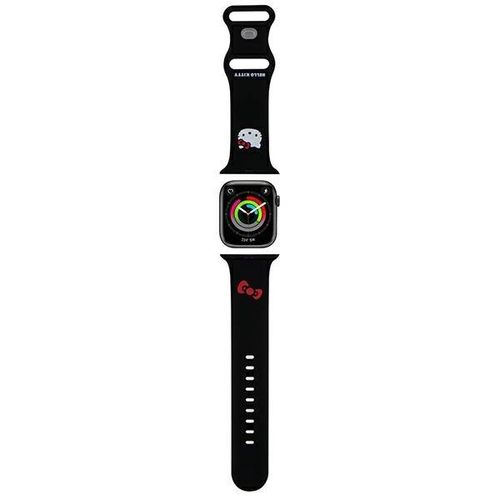 Hello Kitty Silicone Kitty Head Strap for Apple Watch 42/44/45/49mm - Black, Hello Kitty 3666339211967 3666339211967