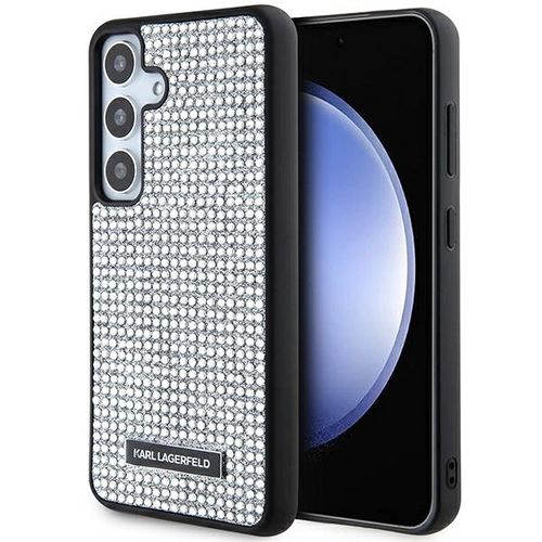 Karl Lagerfeld Rhinestone Metal Logo case for Samsung Galaxy S24 - silver, Karl Lagerfeld 3666339241902