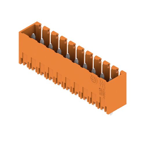 PCB plug-in connector (board connection), 3.50 mm, Number of poles: 10, Outgoing elbow: 180° Weidmuller 1604550000 04008190111663