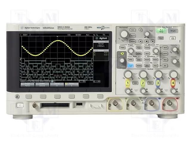 Oscilloscope: mixed signal; Ch: 4; 70MHz; 2Gsps; 100kpts/ch; ≤5ns KEYSIGHT MSOX2004A