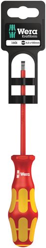 160 i SB VDE Insulated screwdriver for slotted screws, 1 x 0.8x4.0x100, Wera 05100003001