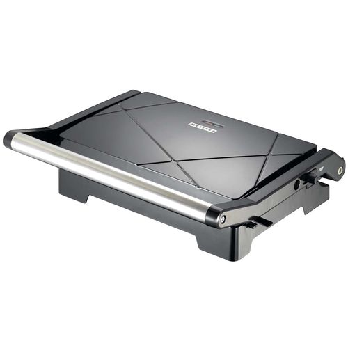 Panini grill and contact grill with non-stick coating and overheating protection 1000W Black 16240111 8711902083009