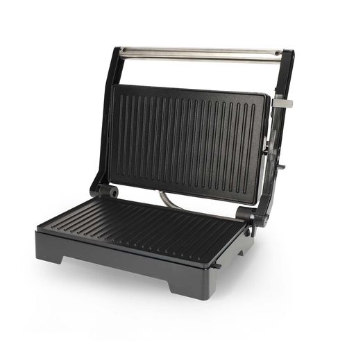 Panini grill and contact grill with non-stick coating and overheating protection 1000W Black 16240111 8711902083009