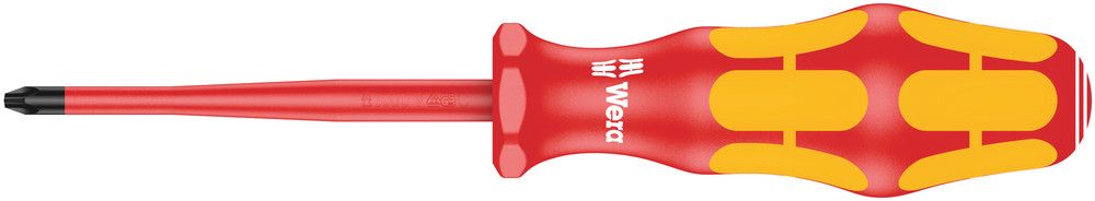 162 iS PH VDE Insulated screwdriver with reduced blade diameter for Phillips screws, PH 1x80, Wera 05006450001