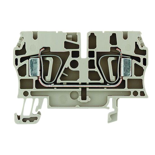 Feed-through terminal block, Tension-clamp connection, 4 mm², 800 V, 32 A, Number of connections: 2 Weidmuller 1632050000 04008190263188
