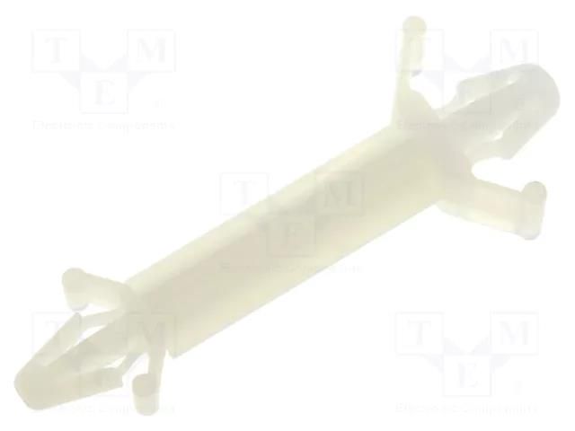 PCB distance; polyamide; L: 22mm; snap fastener; natural; UL94V-2 KSS WIRING CS-1422