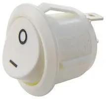 SWITCH, ROCKER, SPST, ON-OFF R13-112A5-02-WW-3A