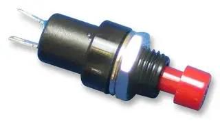 SWITCH, SPST-NO, MOM, RED, 3A R13-509A-05-BR