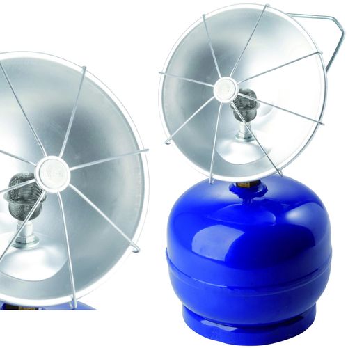 ARDENT gas radiator heater for a PB LPG gas cylinder, Meva U2171B U2171B