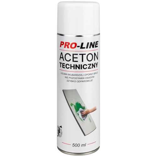 Technical acetone 100% spray PRO-LINE spray 500ml, Pro-Line 1010673 1010673