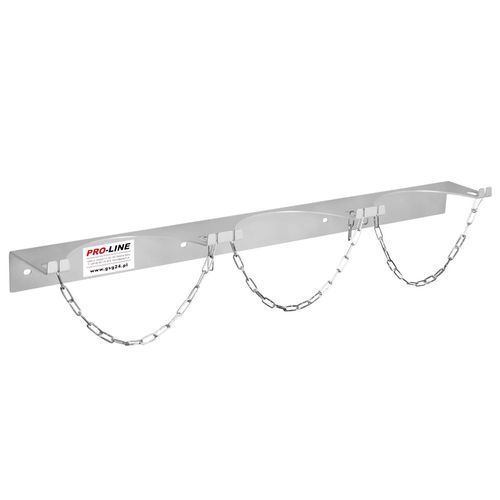 Wall holder for 3 gas cylinders, max. diameter 250 mm PRO-LINE cylinders, Pro-Line 1013441 1013441