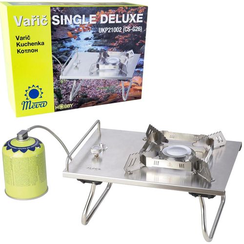 SINGLE DELUXE 5kW gas camping stove, Meva UKP21002 UKP21002