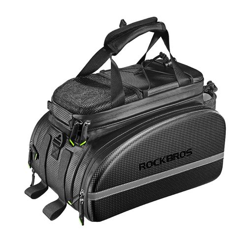 Rockbros A6-6 bicycle bag for trunk, 35 l, with fold-out pockets - black, Rockbros 7683507141006 7683507141006