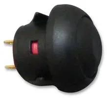 SWITCH, PUSH BUTTON, SPST, IP67, BLACK MCPAS6B1M1CE2