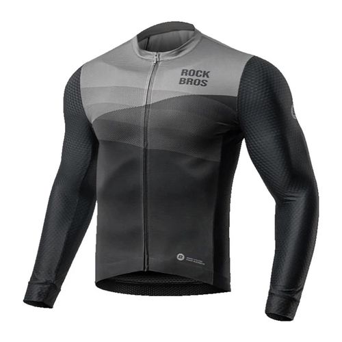 Rockbros cycling jersey 15120009004 long sleeve spring/summer XL - black, Rockbros 5907769360299 5907769360299