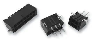 HEADER, 3MM, DUAL, R/A, SMT, 6WAY 662006231722