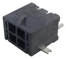 HEADER, 3MM, DUAL, R/A, SMT, 4WAY 662004231722