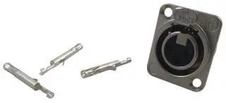 XLR SOCKET FEMALE 3-POLE CRIMP NC3FD-LX-HA