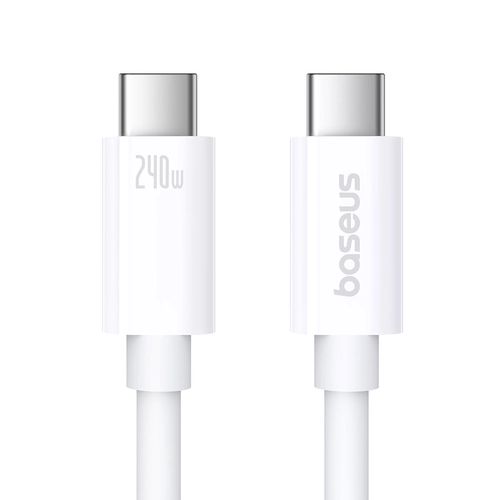 Baseus Superior 2 CB000066 USB-C / USB-C USB4 cable 240W 1.8m - white, Baseus P10365200211-05 P10365200211-05