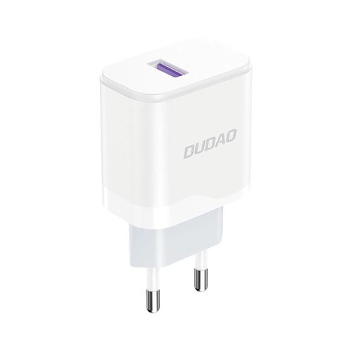 Dudao A20EU USB-A 18W network charger - white, Dudao A20EU A20EU