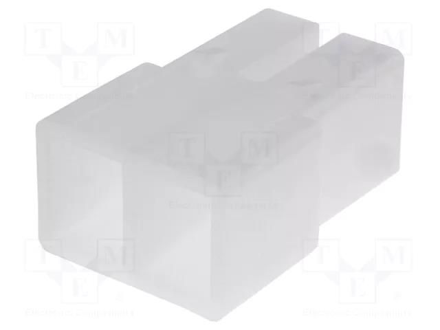 Terminals cover; female; ways: 2; natural; FASTIN-FASTON TE Connectivity 180923