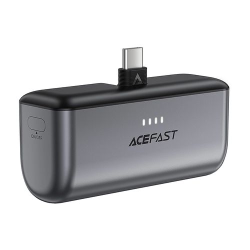 Powerbank Acefast M9 5000mAh USB-C (male) / USB-C (female) PD 20W - black, Acefast M9 M9