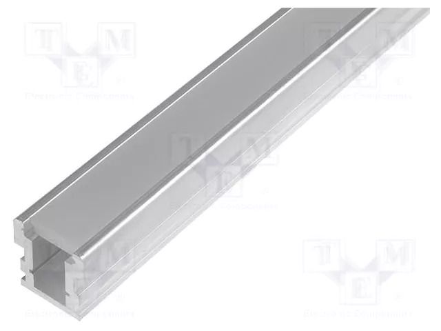 Profiles for LED modules; mat; L: 2m; HR-LINE; aluminium; recessed OPTOFLASH OF-PROFHR-LINE-M2