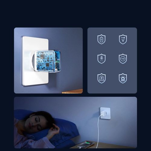 Joyroom JR-TCF20 USB-C PD 20W network charger - white, Joyroom JR-TCF20_W JR-TCF20_W