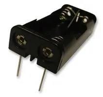 BATTERY HOLDER, PCB, 2 AAA 2468