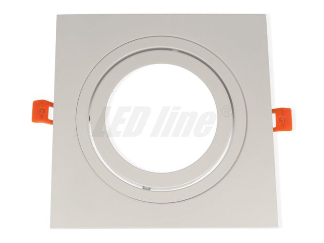 LED line® downlight aluminium AR111 square adjustable white 248375 5901583248375