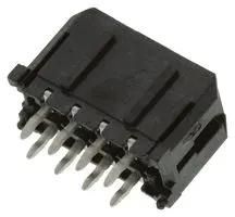 CONN, HEADER, 8POS, 2ROW, 3MM, TH 43045-0814