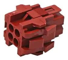 CONN HOUSING, PLUG, 4POS, 5MM 207015-1