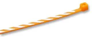 CABLE TIE, ORANGE/WHITE, 102MM, PK50 PLT1M-L3-10