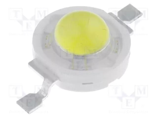 Power LED; white cold; EMITER; 5W; 6500K; 320lm; 140°; 1400mA OPTOSUPPLY OSW4X2E5D1E