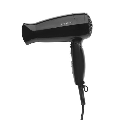 Hair dryer with foldable handle 1600W Black 16640144