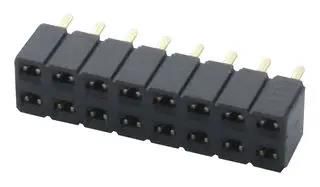 BTB CONN, RCPT, 3POS, 1ROW, 2.54MM SLW-103-01-G-S