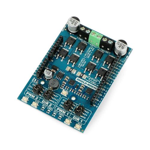 Cytron Shield-MDD10 - two-channel DC motor driver - 7V-30V/10A - Shield for Arduino CTN-14815 5904422322656