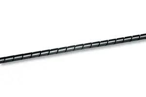 SLEEVING, SPIRAL, PE, 1.5MM, BLK, 30M 161-41001