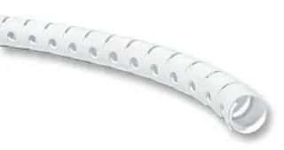 SLEEVING, SPIRAL, 9MM, WHITE, 25M 161-64104