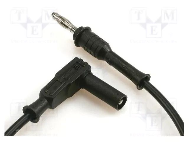 Test lead; 70VDC; 33VAC; 20A; Len: 1m; black; Cond.cross sec: 1mm2 ELECTRO-PJP PJP2042-100N