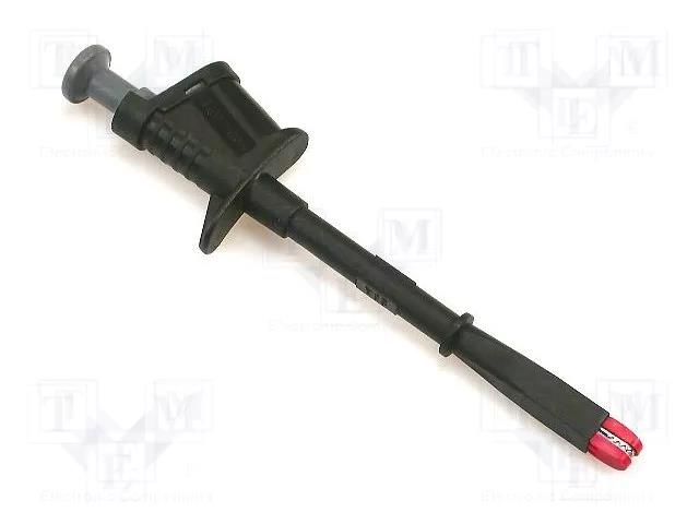 Clip-on probe; crocodile; 20A; black; Grip capac: max.18mm; 1000V ELECTRO-PJP PJP6009-IEC-N