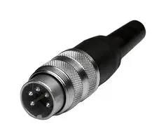 CIRCULAR CONNECTOR, PLUG, 8 POSITION, CABLE T-3504-001U