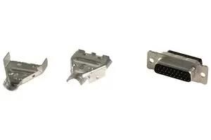 D SUB SHELL, RECEPTACLE, 26POS, STEEL 1658687-1
