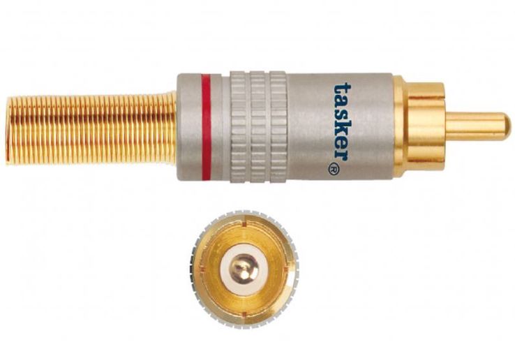 Tasker SP 62 RCA connector (red), Tasker 8010246009431