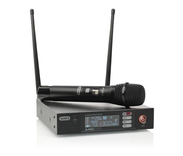AMC iLive 2 wireless set with handheld microphone (606-621 MHz), AMC 4779027621623