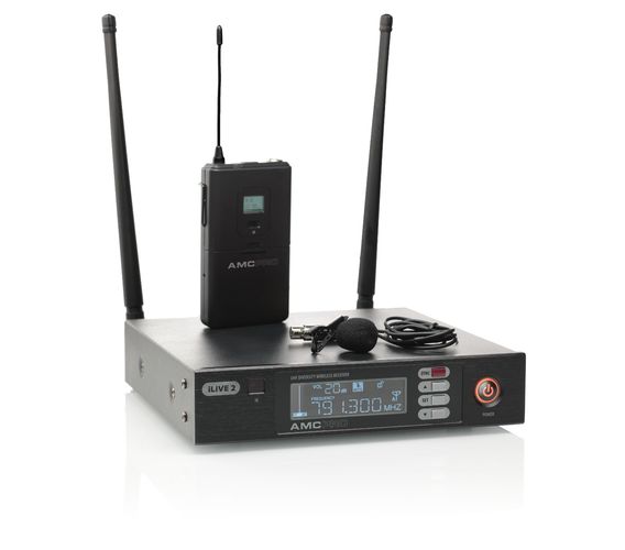 AMC iLive 2 Lavalier wireless microphone set (606-621MHz), AMC 4779027621708