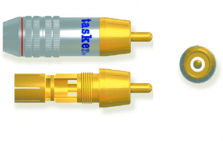 Tasker SP 59 video RCA connector (red), Tasker 8010246009325.